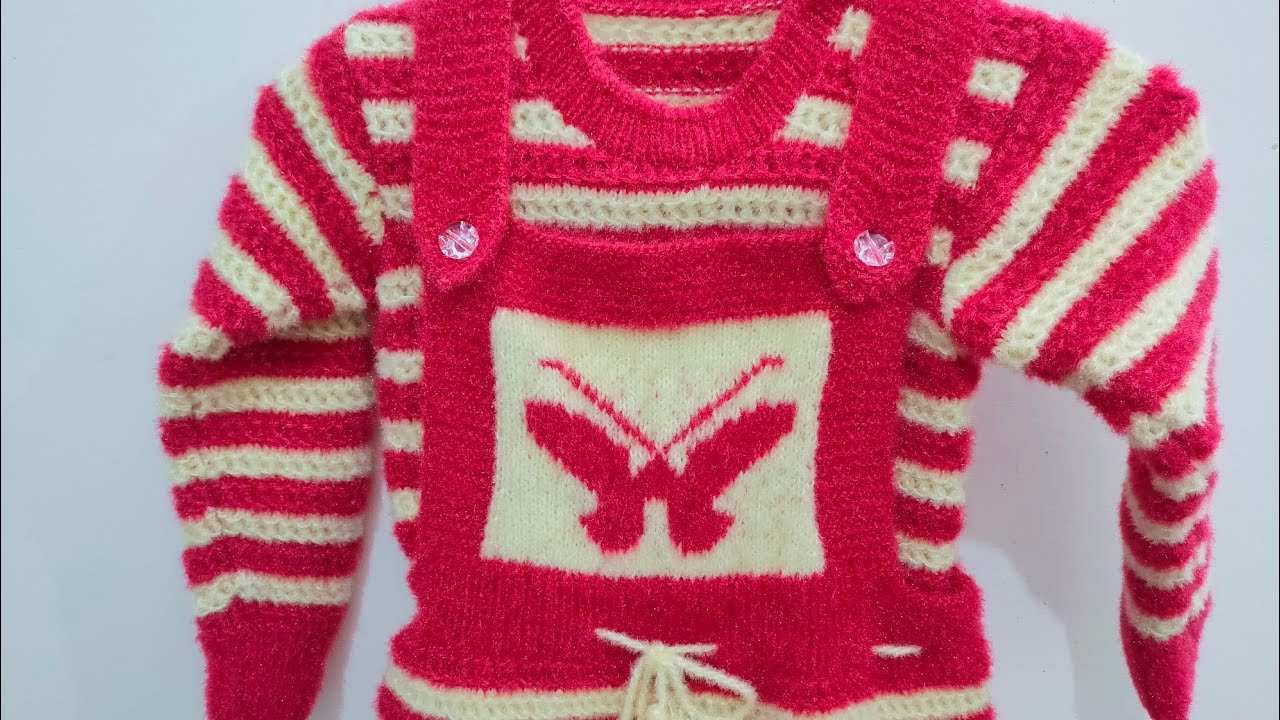 Beautiful Romper paint for 3to5yearsBaby Boys step by step in Hindi#87knitting course#2019.