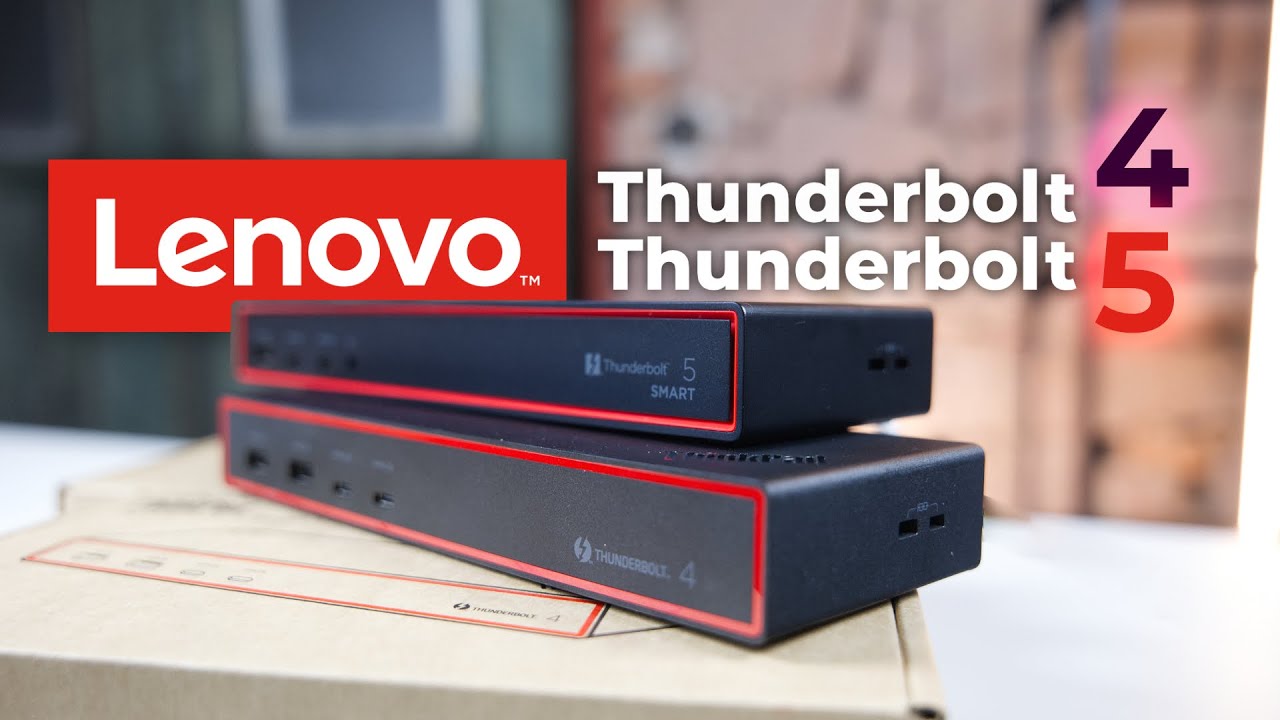 Lenovo Thunderbolt Docks 2026 - Die ThinkPad Thunderbolt 4 & 5 Smart Docks im Vergleich!