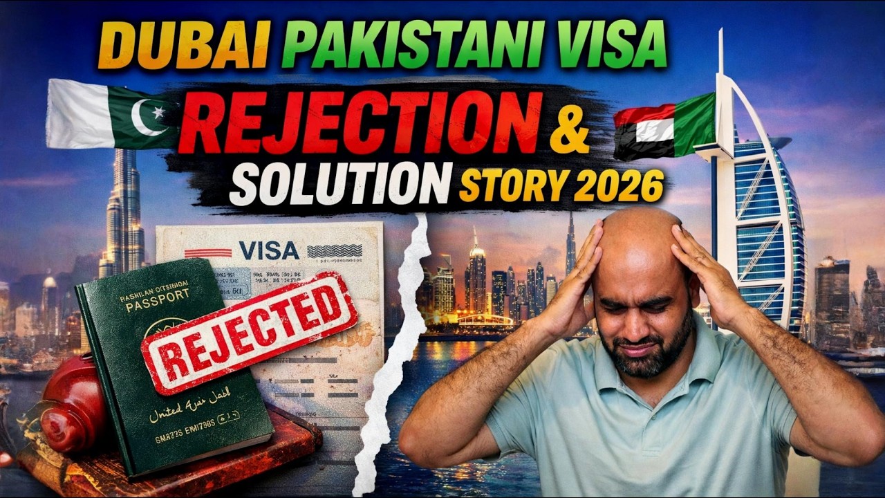 Dubai Pakistani Visa Rejection 2026 | Real Story & 100% Working Solution 🇦🇪