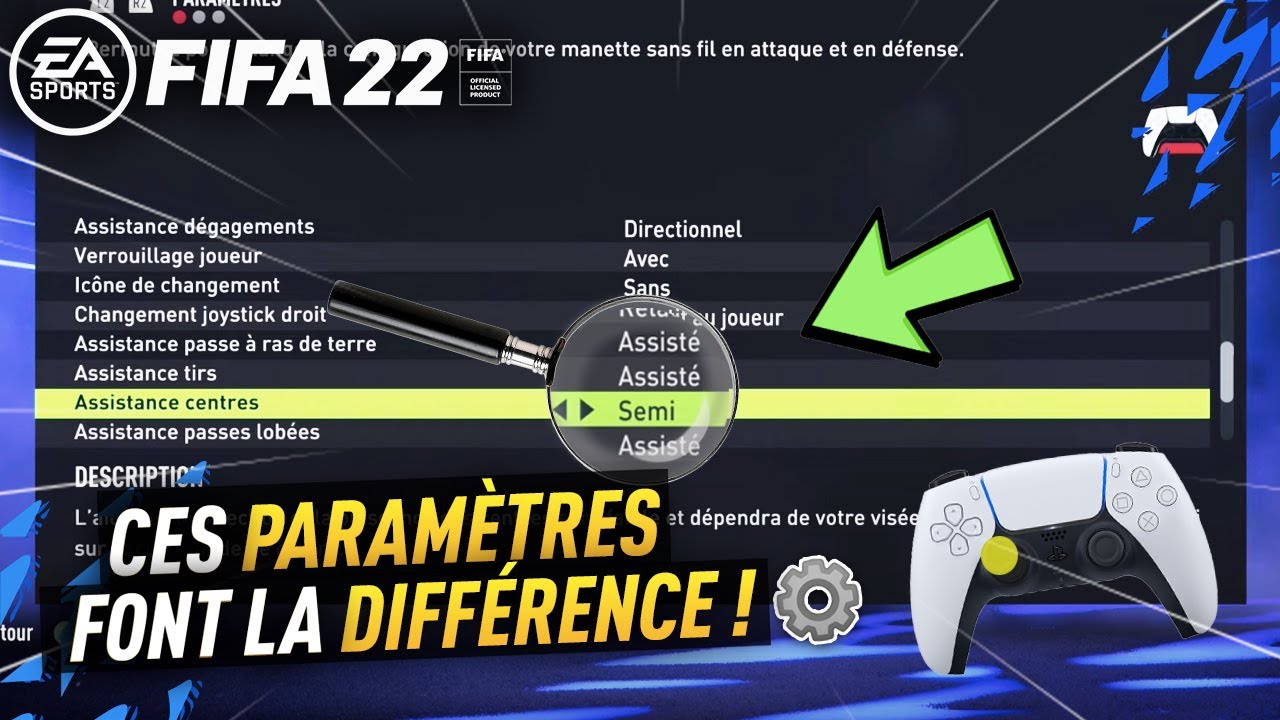 FIFA 22 - Les MEILLEURS PARAMÈTRES après le PATCH ⚙️ (ça change tout)