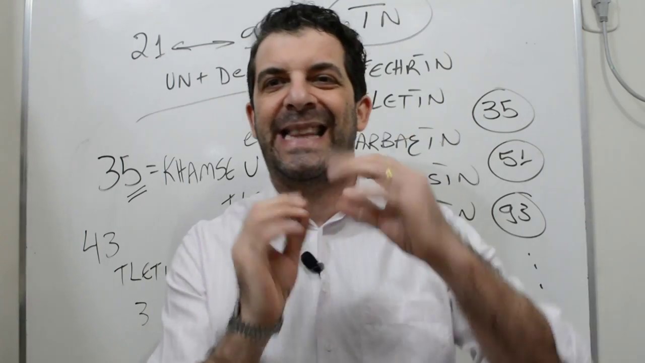N&uacute;meros 20 a 99 em &aacute;rabe - Li&ccedil;&atilde;o 94