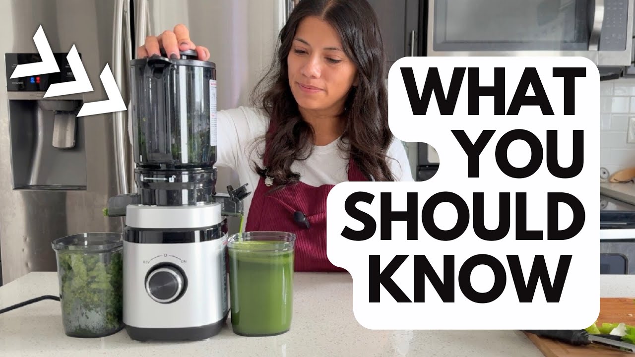 CLOSER LOOK at the cold press juicer
