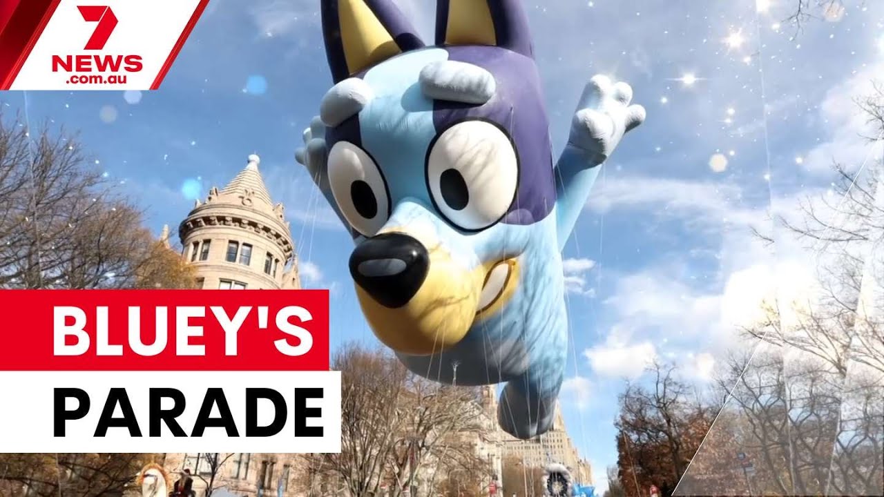 Bluey steals the show at Macy's parade | 7NEWS