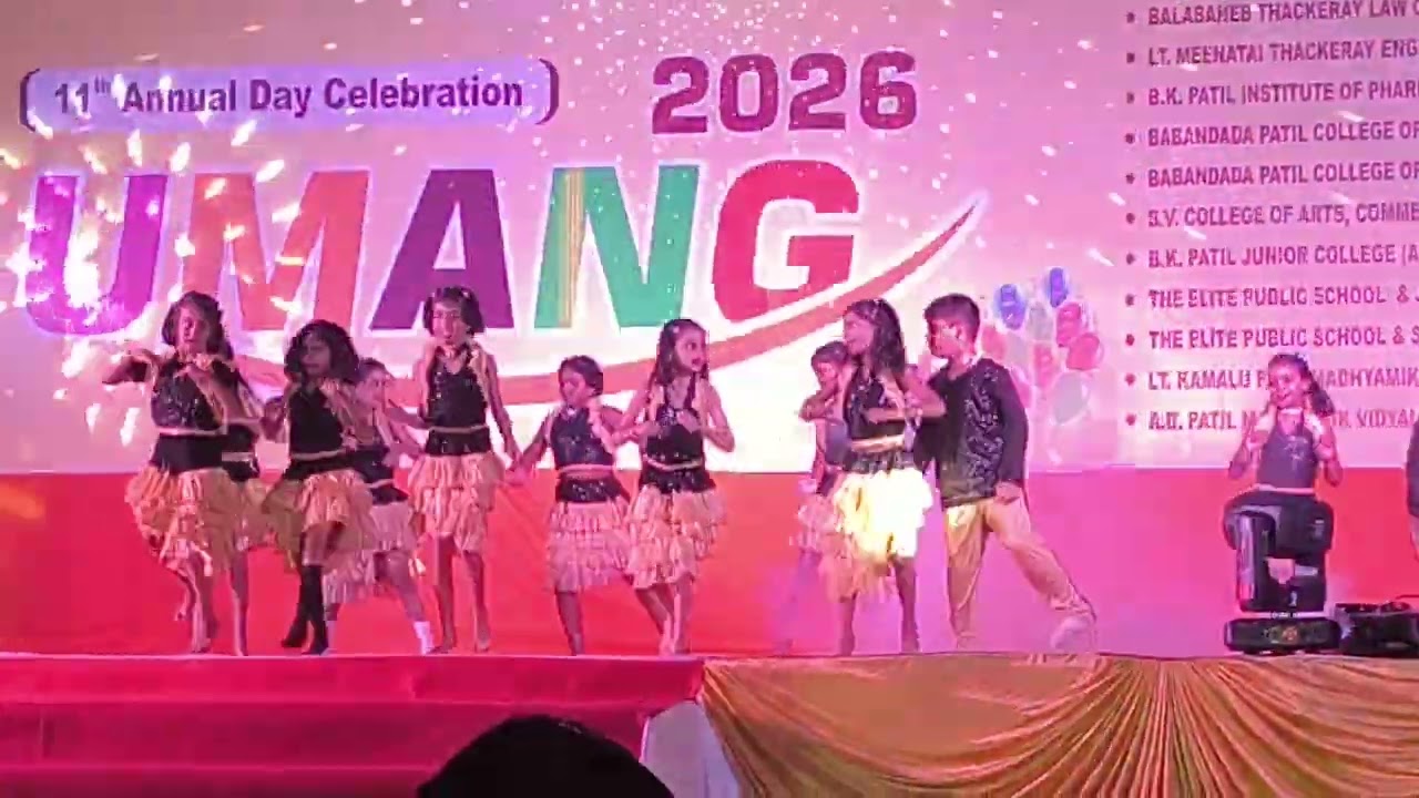 Ovi dance @School #annualfunction #elite public school #baby #girl #2026 