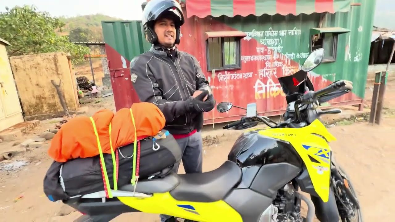 हरिहर किला ट्रेक + बाइक राइड 🏍️ | दिल थाम कर देखना 😱