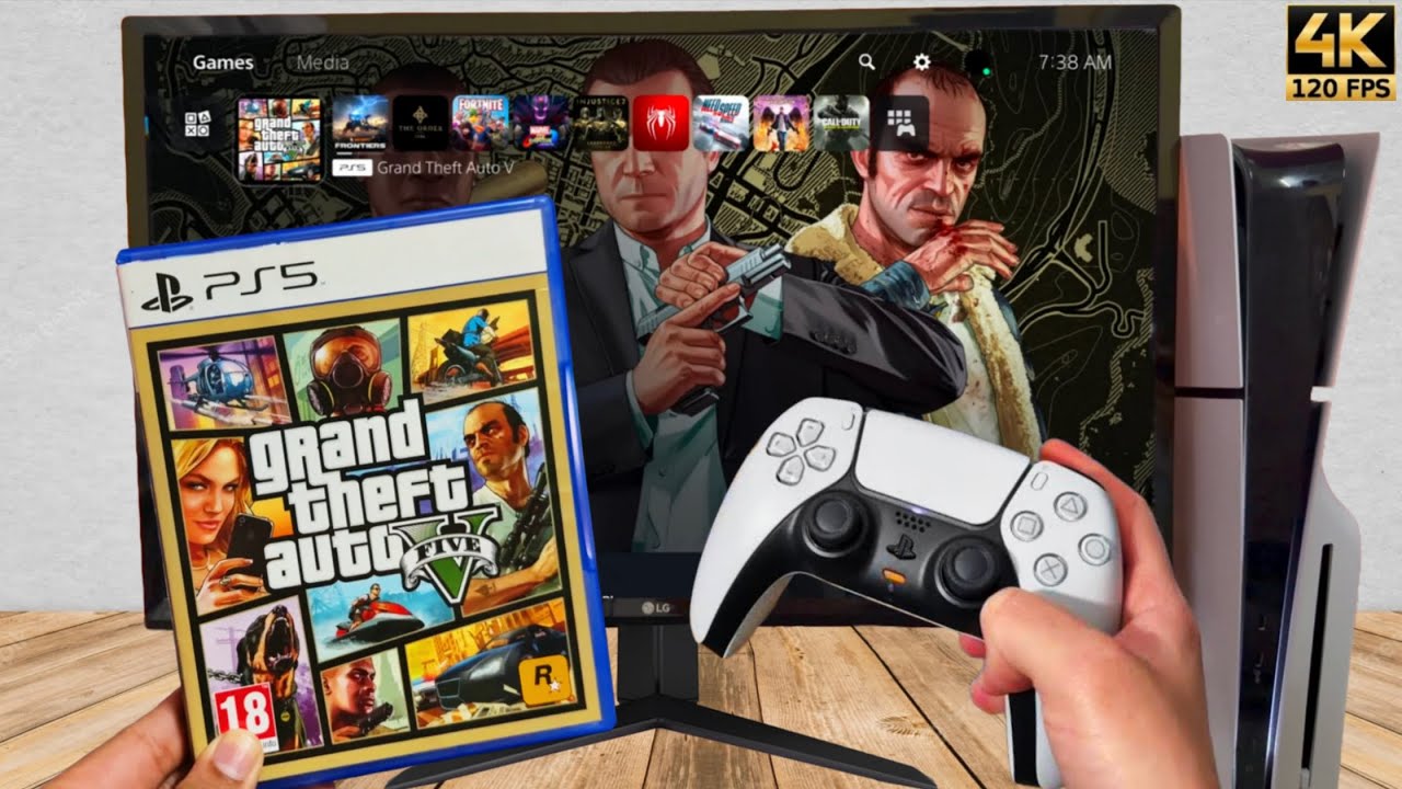 GTA 5 PS5 Unboxing, Installation and Gameplay | PS5 60fps gameplay