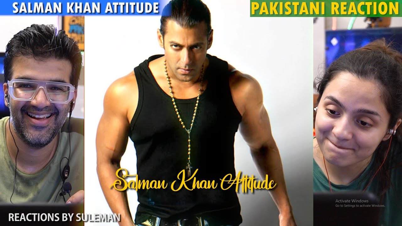 Pakistani Couple Reacts To Salman Khan Attitude Videos | Bhai ka Attitude