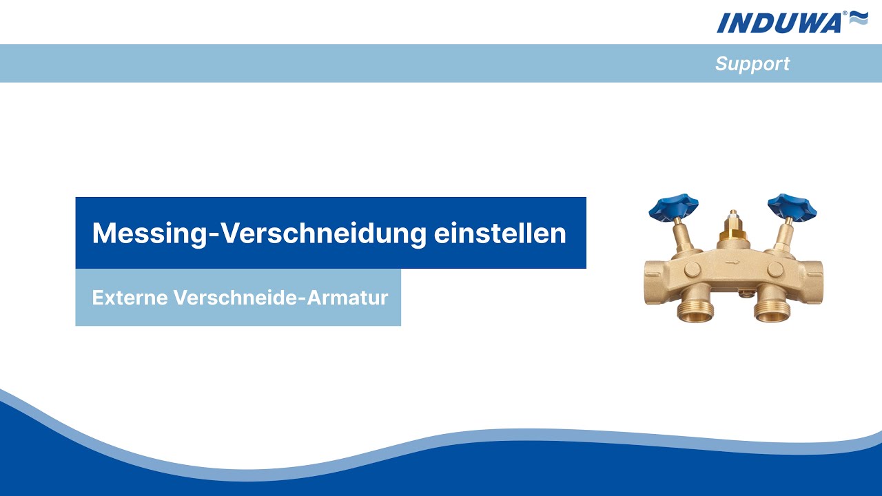 Messing-Verschneidung einstellen