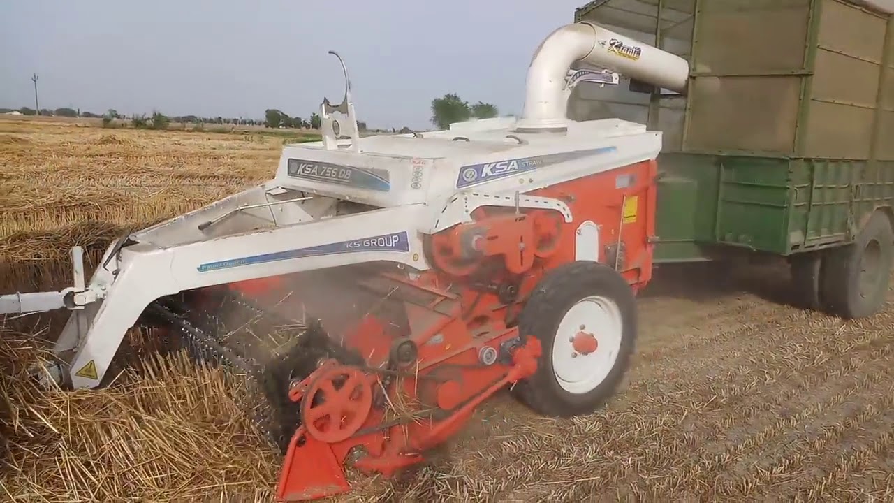 Best Straw Reaper | KSA | Tractor 3630 Holland | Bhusa Machine