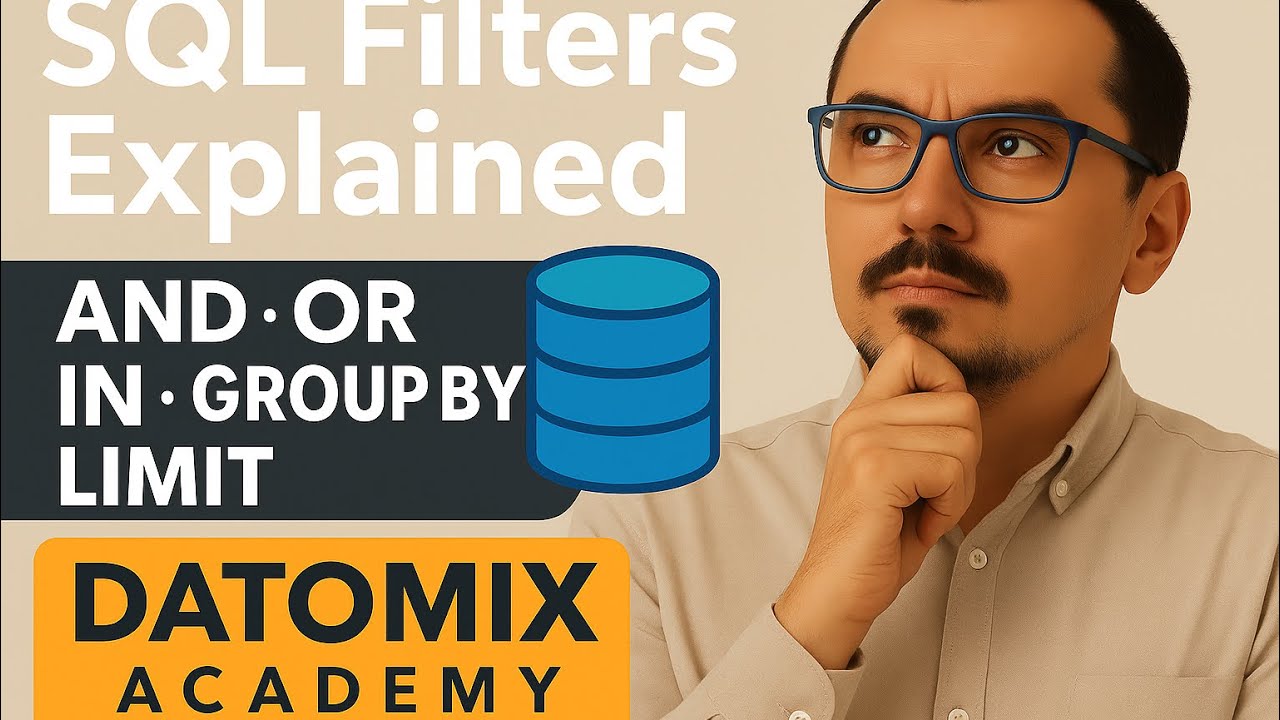 SQL Filters Explained: AND, OR, IN, GROUP BY, LIMIT (Beginner’s Guide)