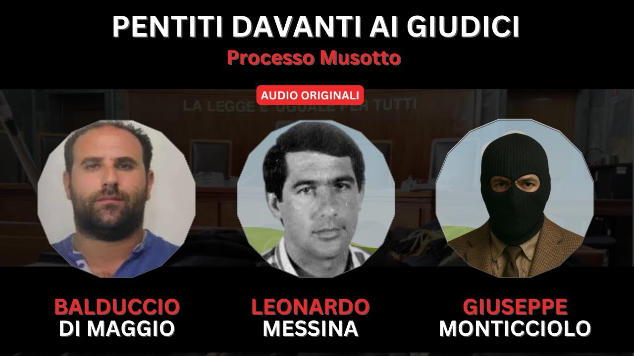 STORIE DI COSANOSTRA: I PENTITI BALDUCCIO DI MAGGIO, GIUSEPPE MONTICCIOLO E LEONARDO MESSINA IN AULA