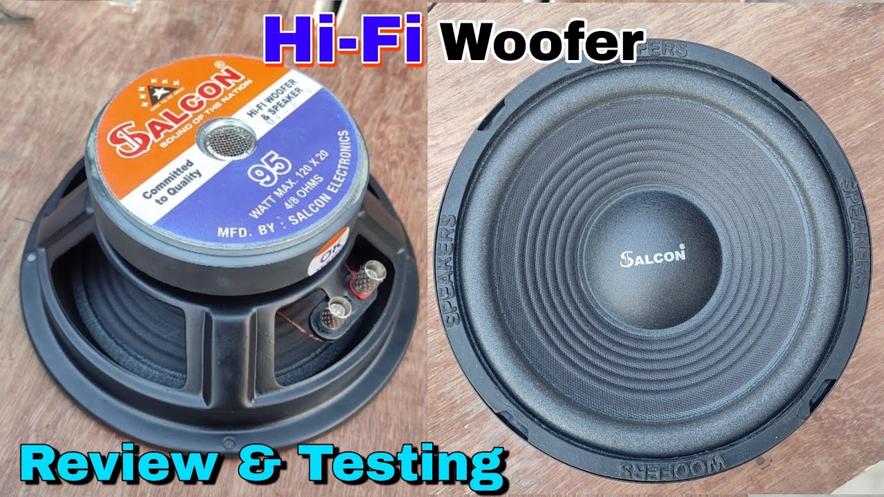 Salcon High Quality 8 Inch Woofer Review & Testing In Hindi