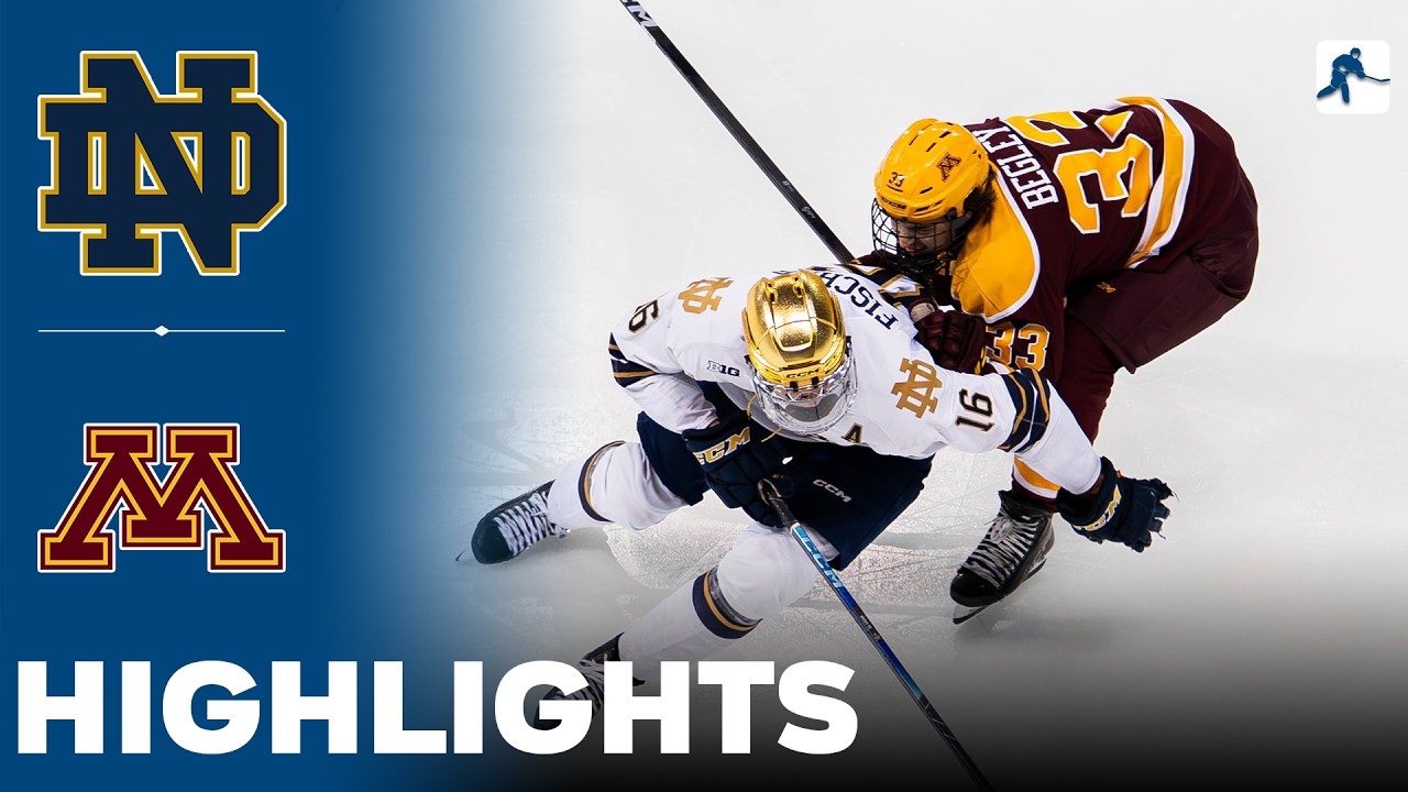 Notre Dame vs Minnesota | NCAA College Hockey | Highlights - February 13, 2026