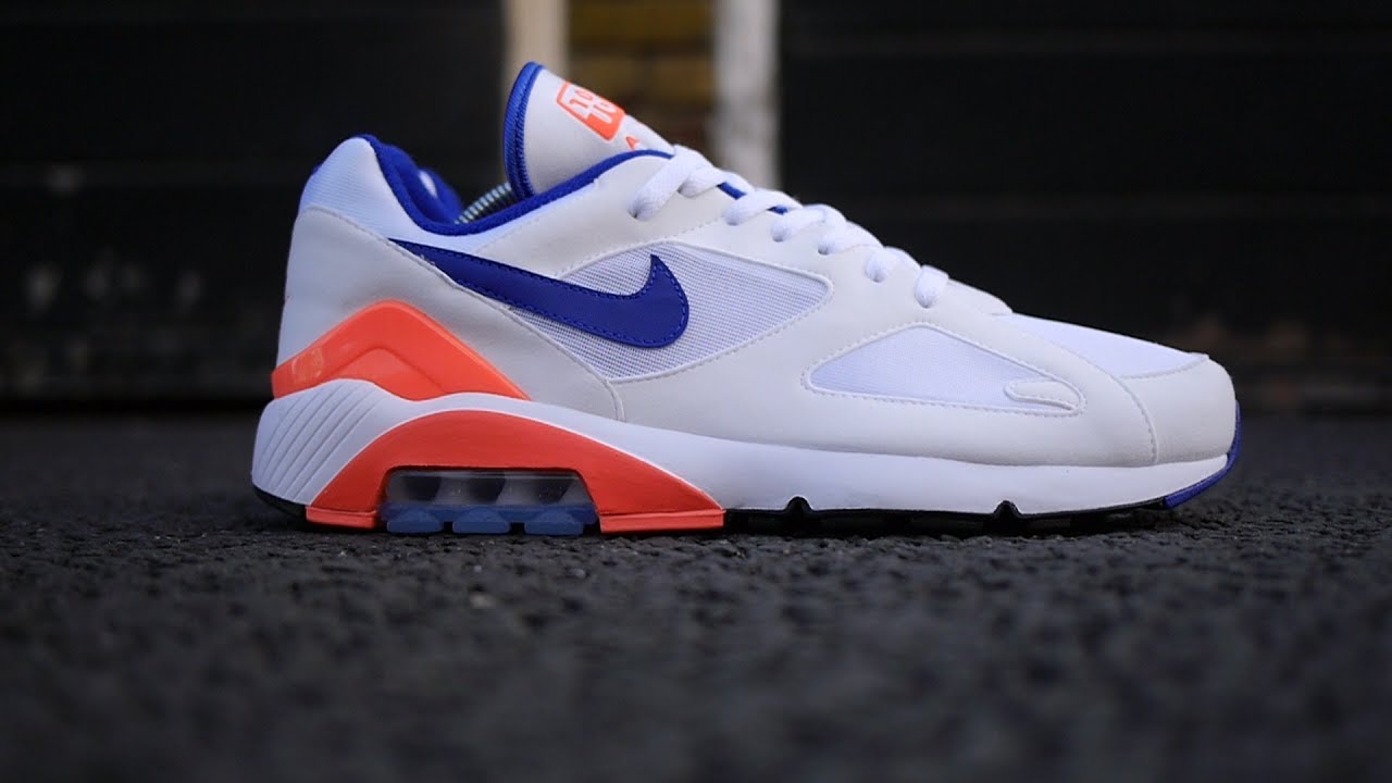 Air Max 180 OG 'Ultramarine' Review & On Feet (White, Ultramarine + Solar Red) *2018*