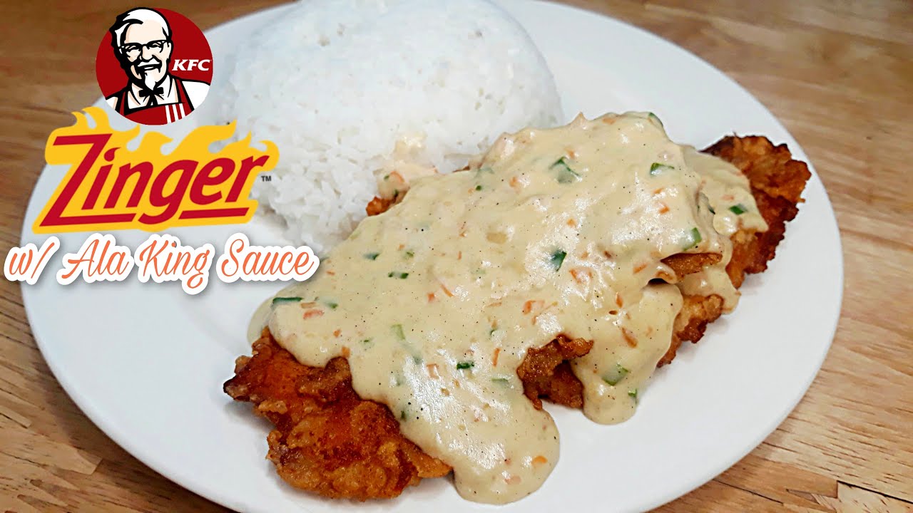 KFC STYLE CHICKEN FILLET ALA KING | ZINGER STEAK HACK! | THE BEST ALA KING SAUCE