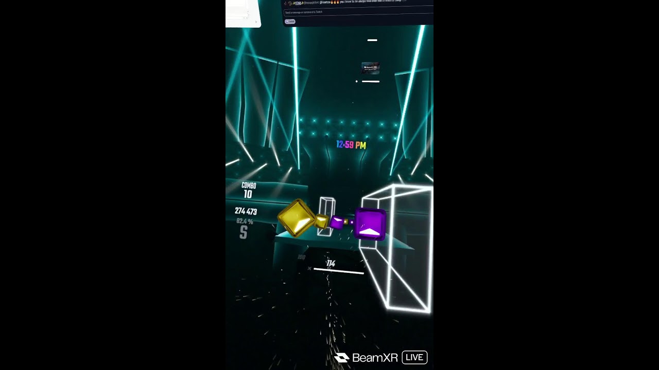 Watch me play Beat Saber