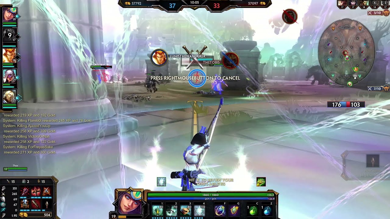 SMITE PC Gameplay 2022 |  Penta Kill ! Penta Kill ! Penta Kill !
