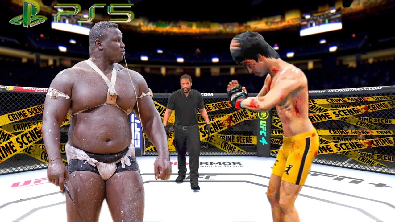 UFC4 Bruce Lee vs. African Bombandier EA Sports UFC 4