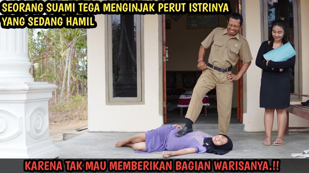 SEORANG SUAMI TEGA MENGINJAK ISTRINYA YANG SEDANG HAMIL, KARENA TAK MAU MEMBERIKAN BAGIAN WARISAN ‼️