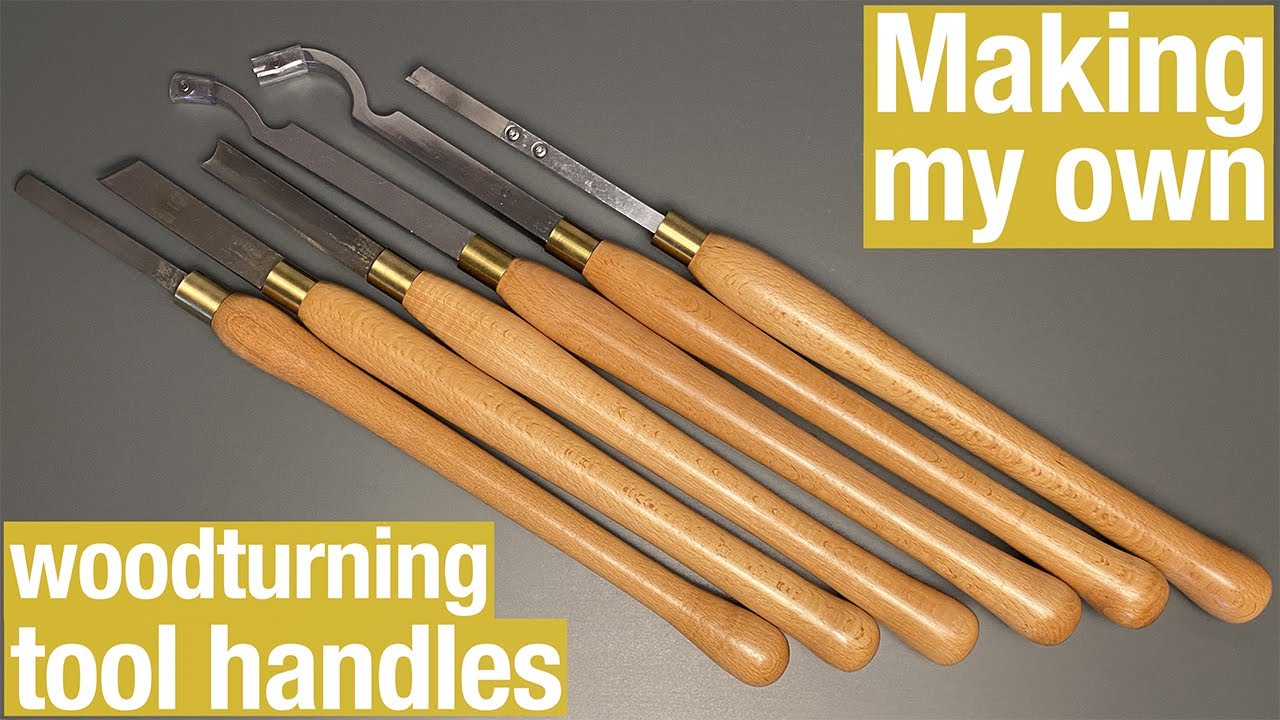 Making woodturning tool handles - DIY wooden carbide tool handle