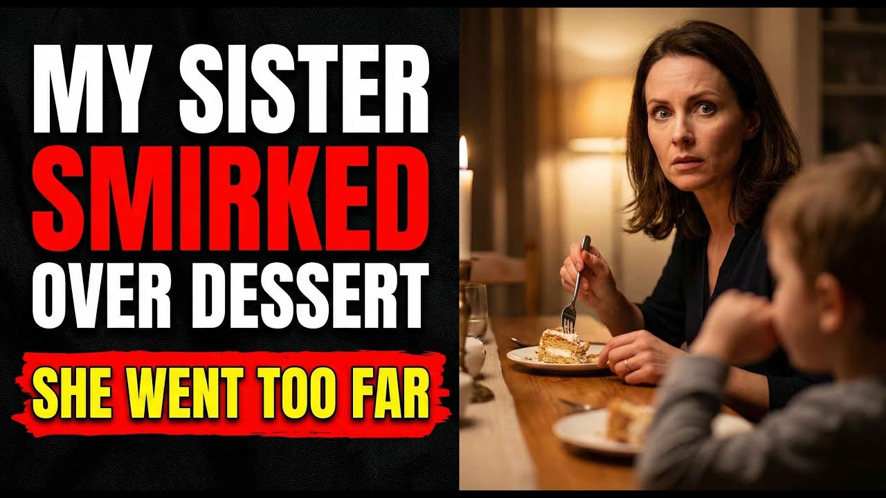 My Sister Smirked Over Dessert, “Maybe If Your Son Were Smarter…” — What Happened Next Left Her