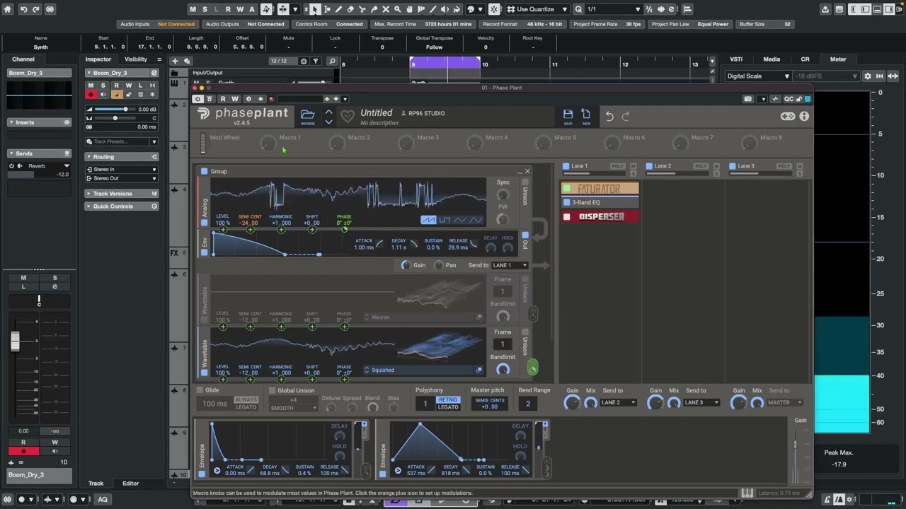 Hybrid Cinematic Impacts/ Booms/ SFX with Phaseplant - Sound Design Exploration 002