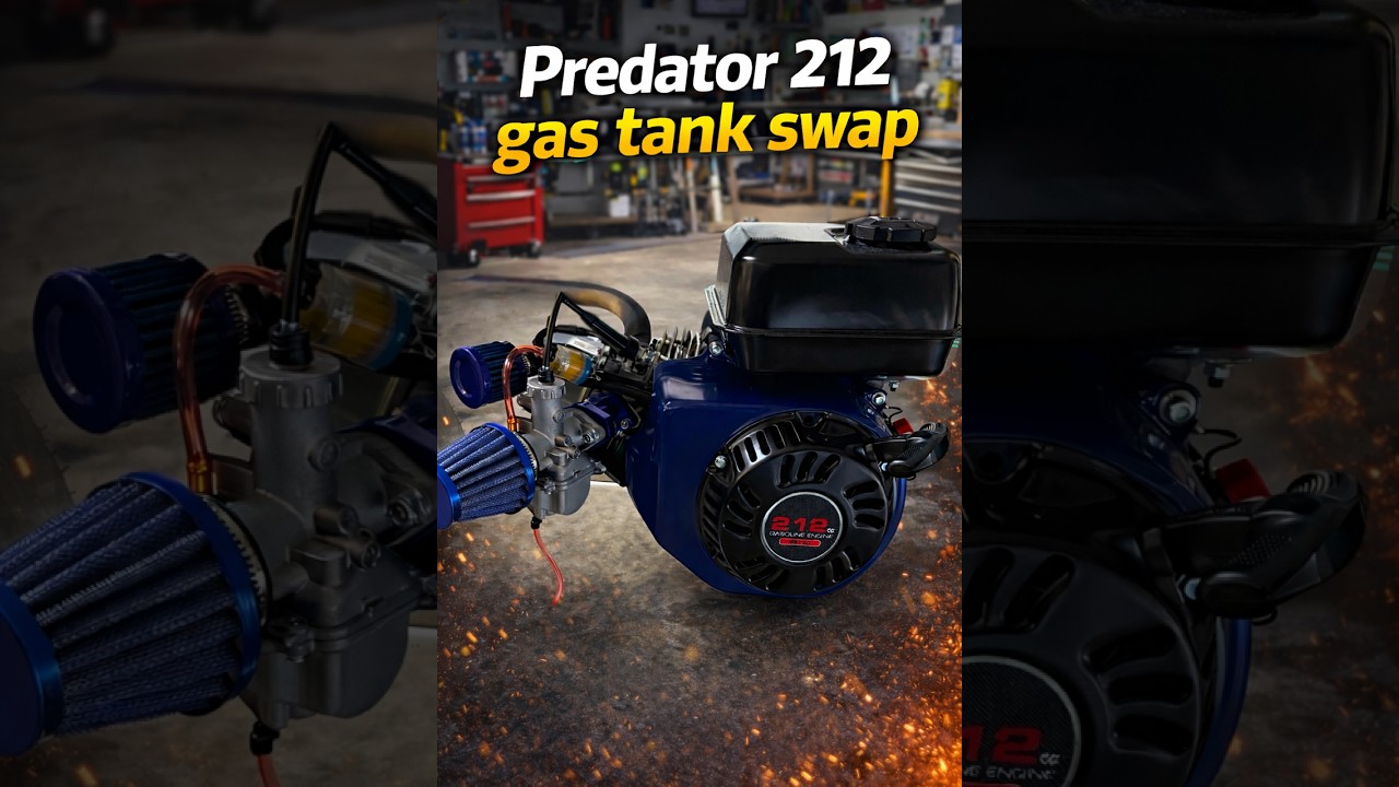 Predator 212 Gas Tank Swap