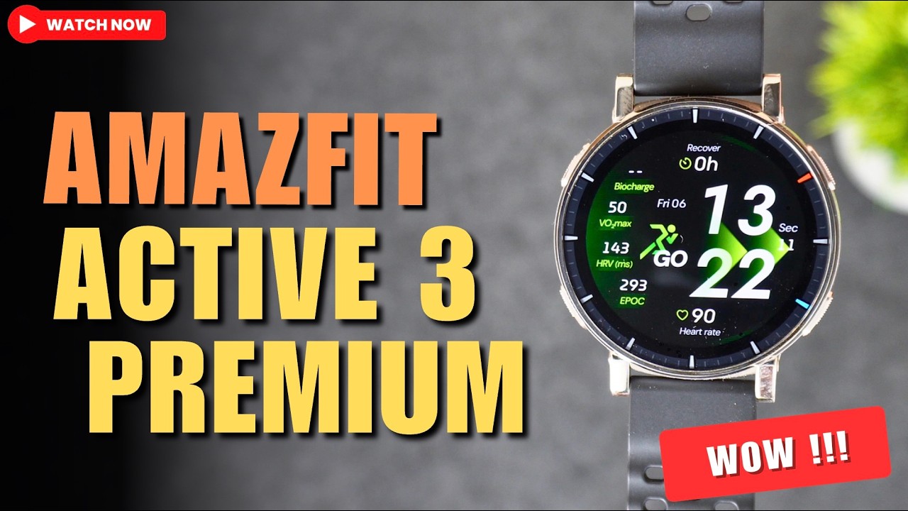 Amazfit Active 3 Premium im Test: Krass! So viel Technik für so wenig Geld!