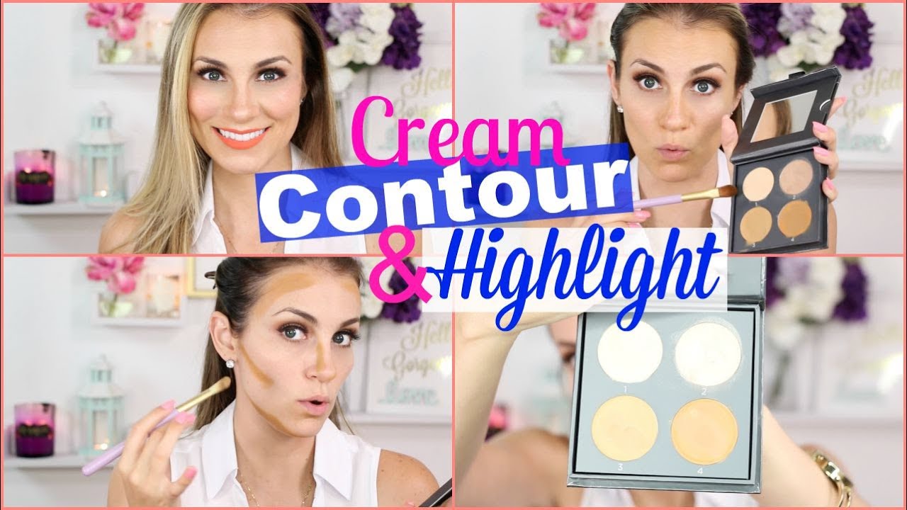 How To Cream (Natural) Highlight and Contour with Cover FX Palette | Tutorial & Review