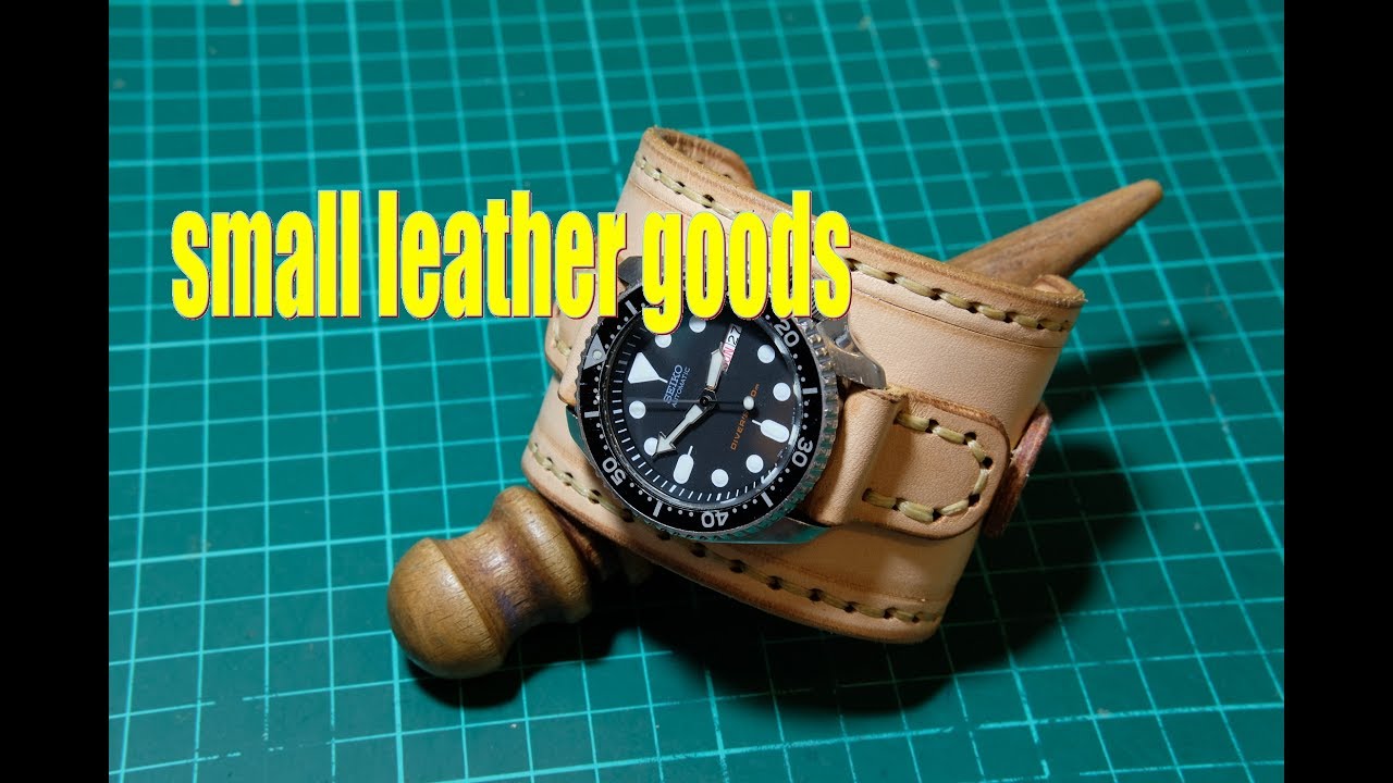 making a leather watch cuff leathercraft