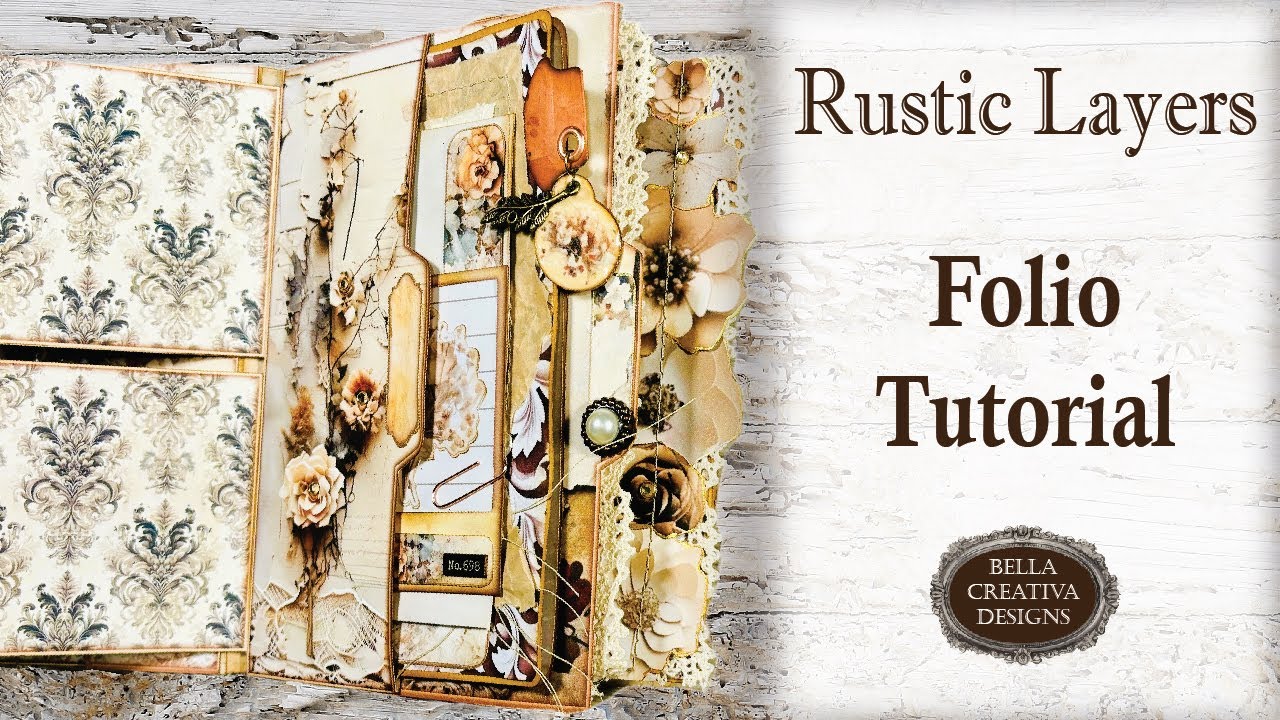 Rustic Layers ~ Chunky Folio Tutorial ~ Templates for Cutting by Hand or with your Cricut!