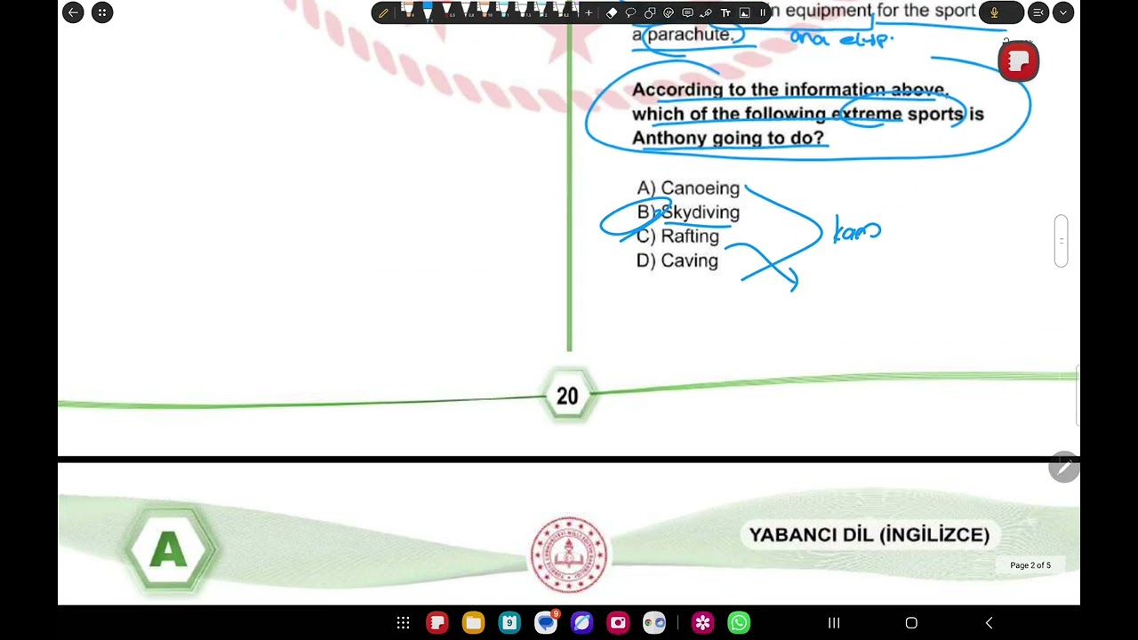 2024 LGS İngilizce Çıkmış Soru Çözümleri