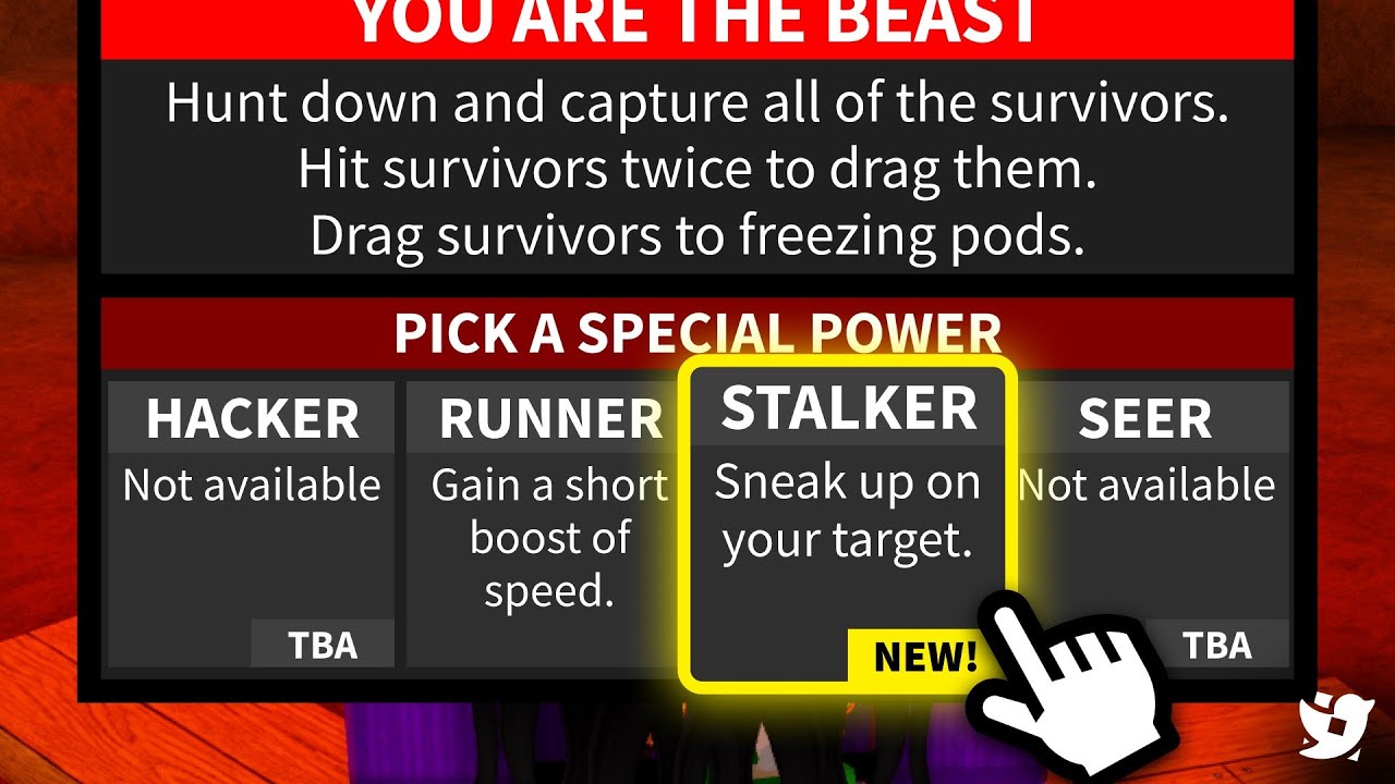 STALKER BEAST PERK! (Roblox Flee the Facility)