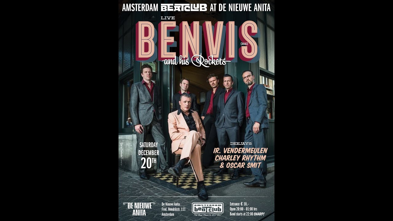 20/12/25 Amsterdam BeatClub at De Nieuwe Anita, feat. Benvis and his Rockets!