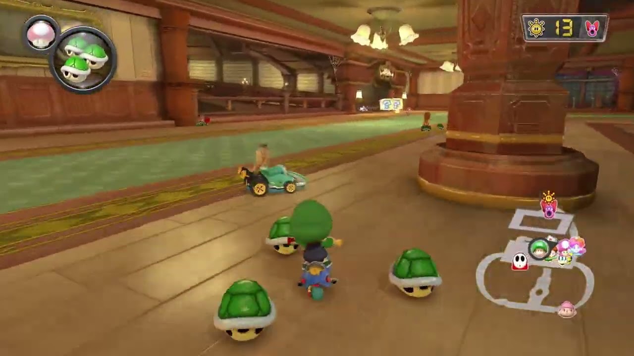 Adrenalin pur! 🏁 Luigi’s Mansion Schlacht – Mario Kart 8 Deluxe Gameplay