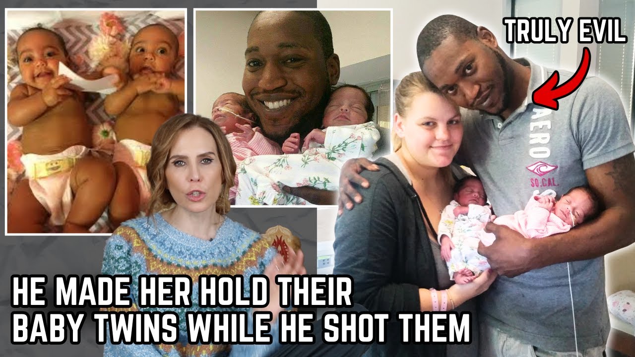 She held her twins while he SHOT them !!