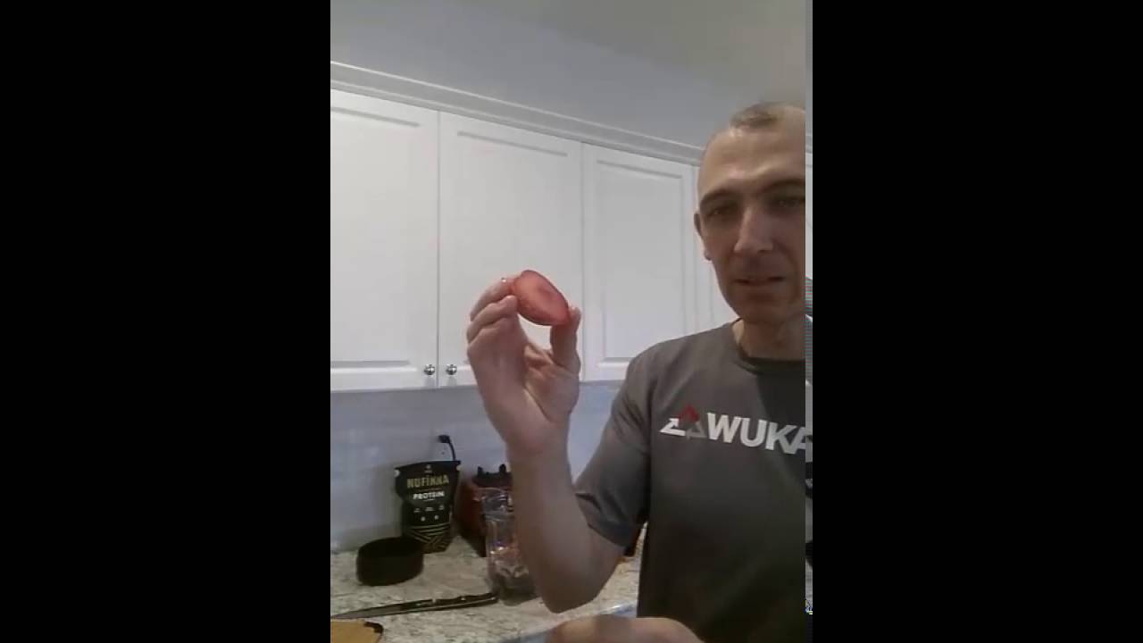 Plumcot Peach and Coconut Water Smoothie
