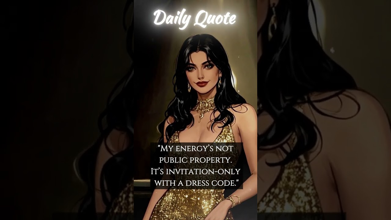 Daily Quote: My energy’s not public property.  