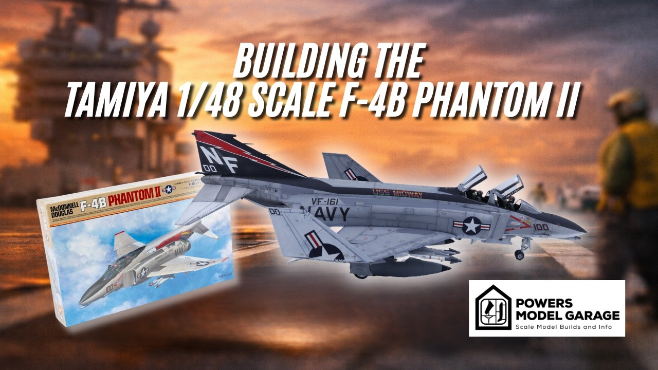 Tamiya F-4B Phantom II Build - 1/48 Scale Detailed Assembly & Painting