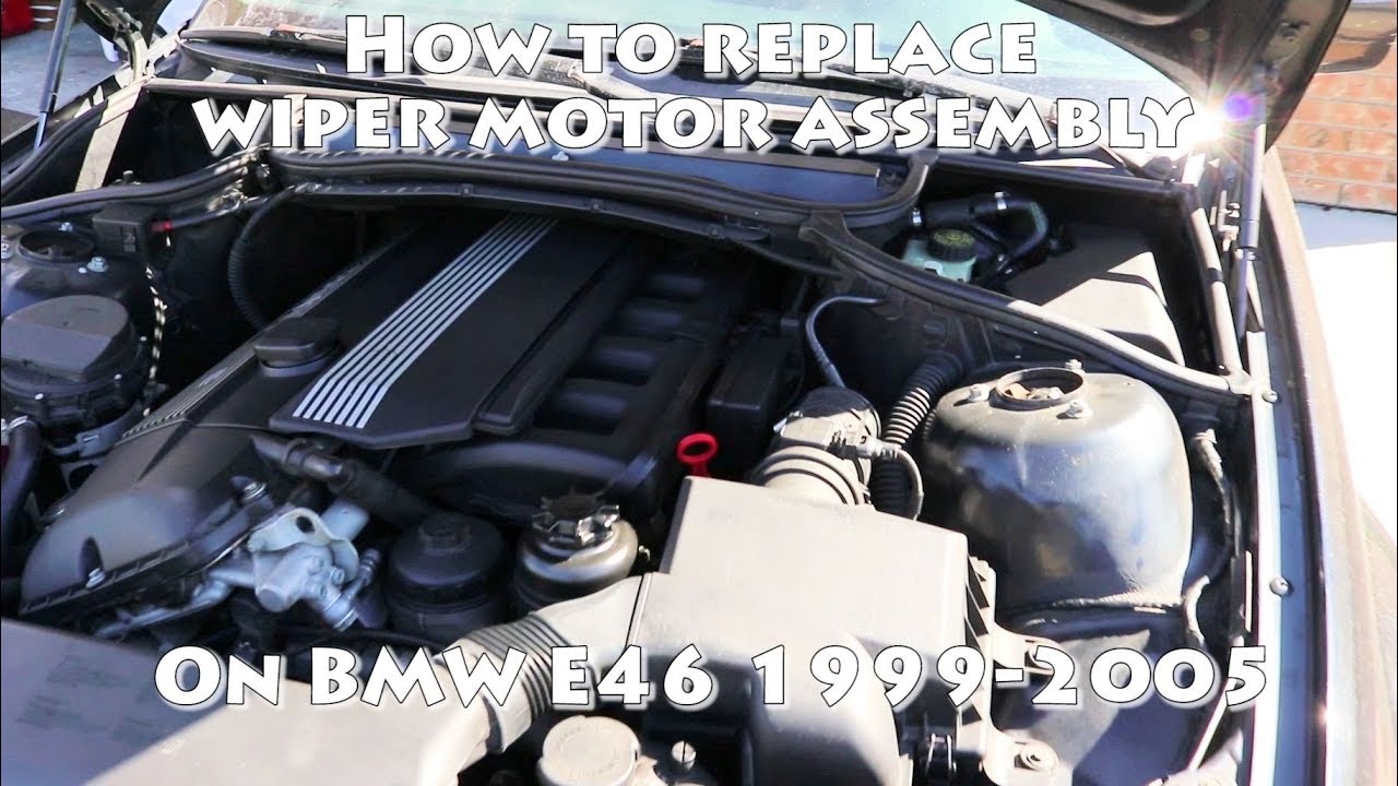 How to replace wiper motor on BMW E46 3 Series :DIY