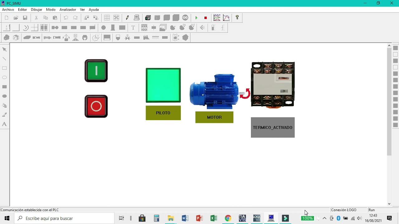 LOGO8 Y PC SIMU