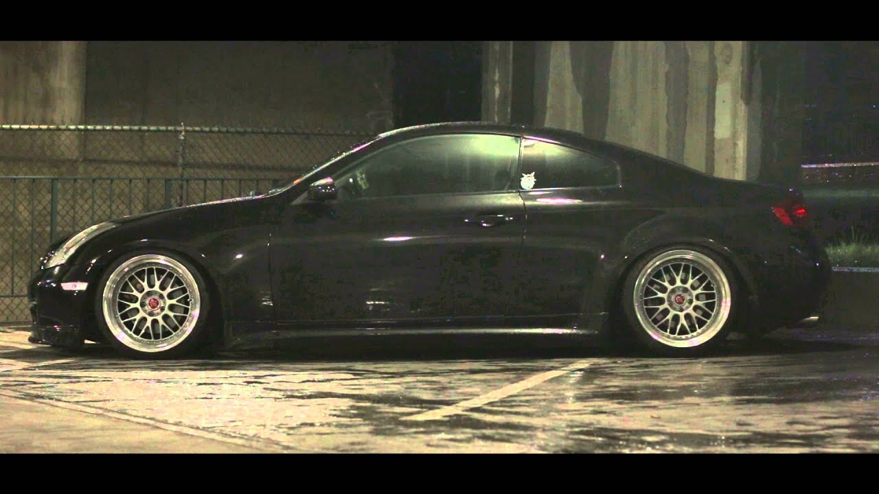 Stanced Infiniti G35 Work Wheels