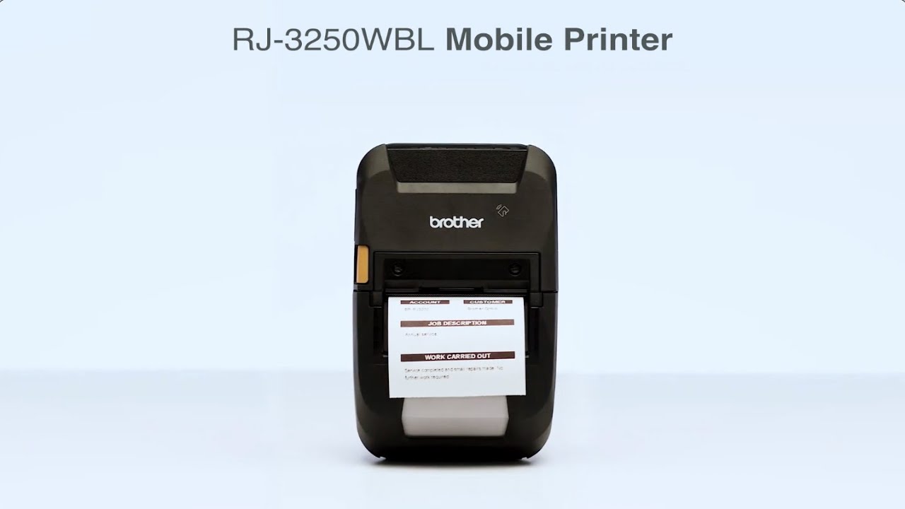 Brother RJ-3250WBL: Rugged, durable mobile printing