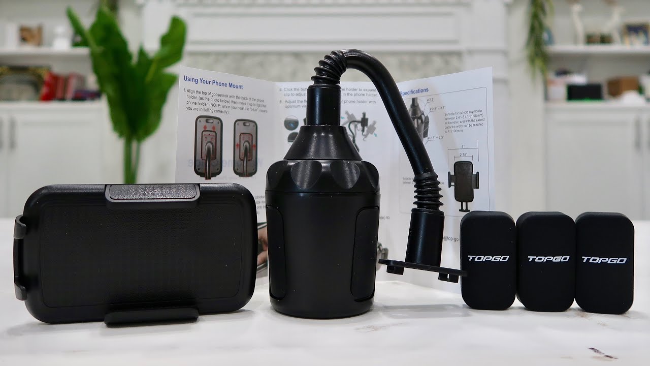 TOPGO Cup Holder Phone Mount REVIEW - For iPhone & Androids