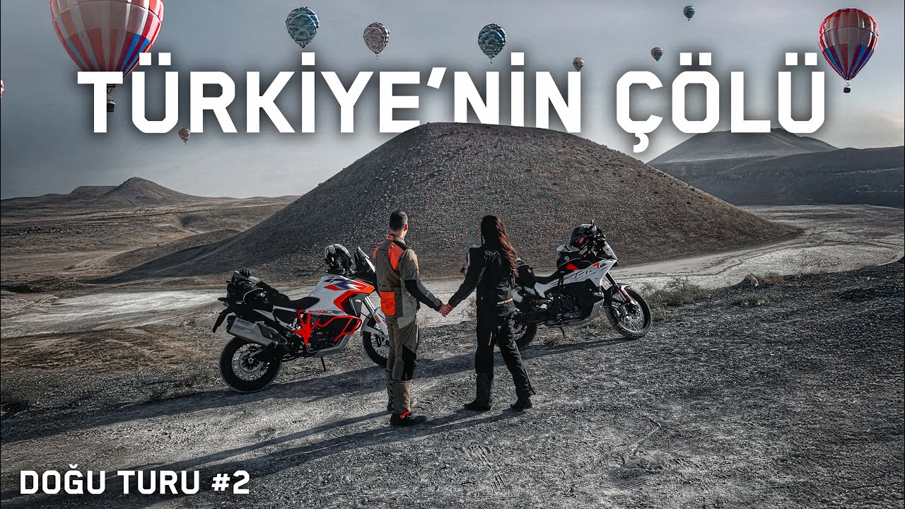 Türkiye'nin Çölünde Sürdük ! | Balonlardan Taş Yola ! | Meke Gölü-Kapadokya-Kemaliye | #DT2