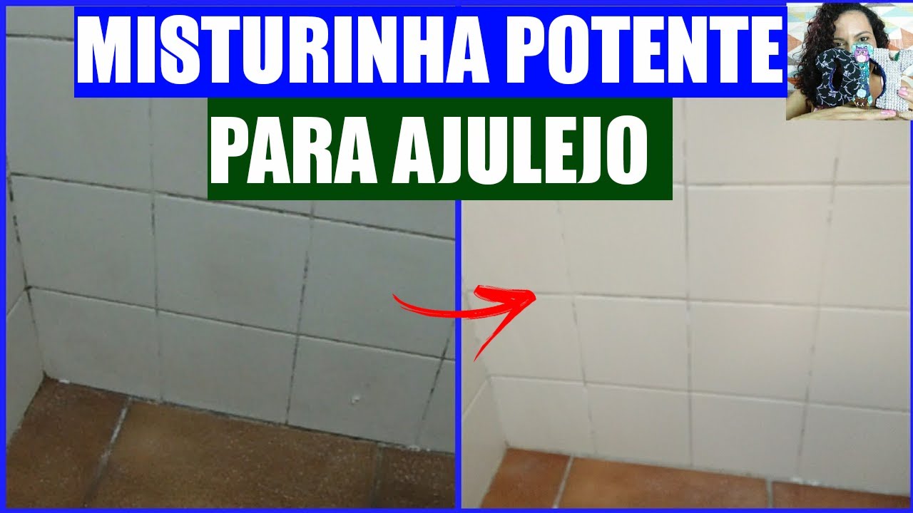 Misturinha potente para limpar azulejo - clareie seu banheiro