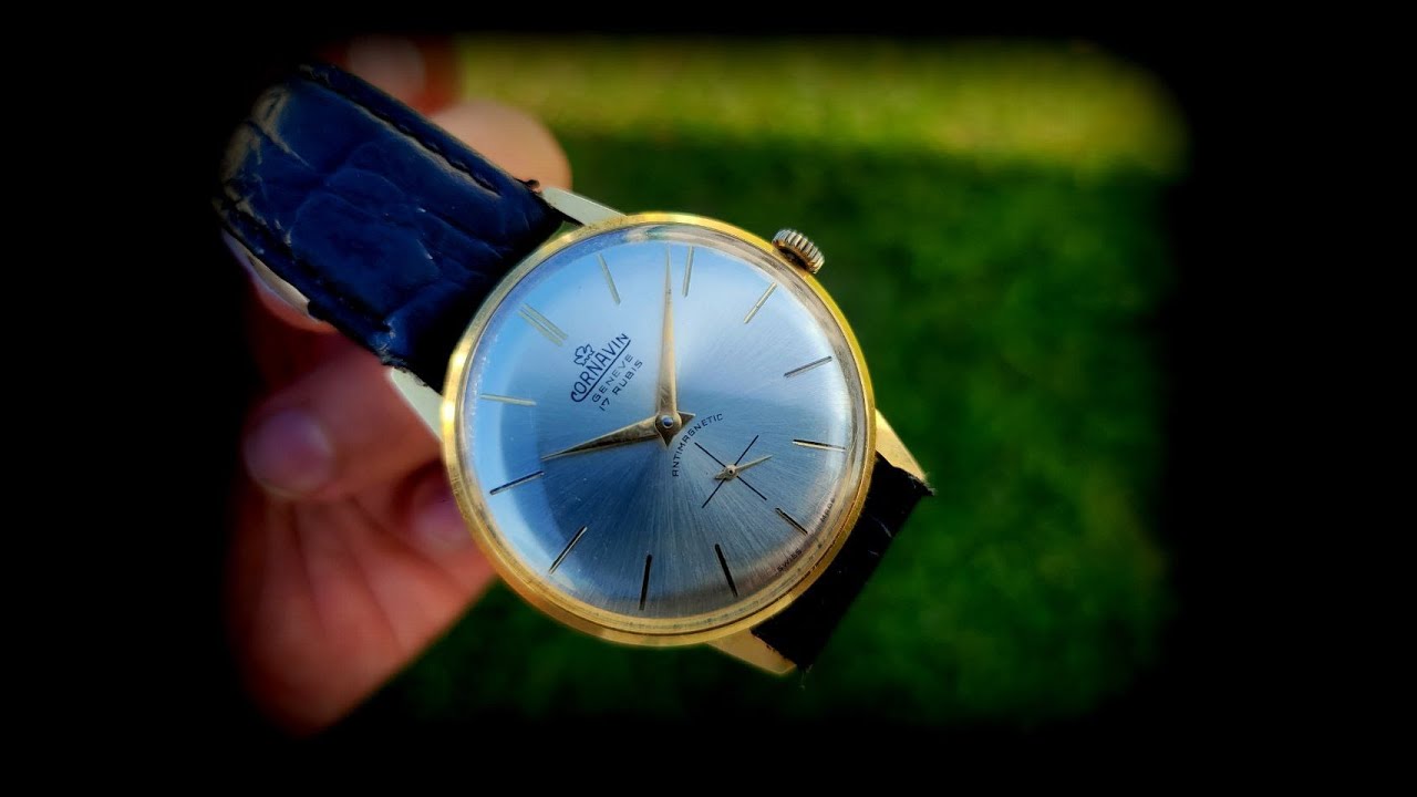 Vintage Uhren : Cornavin Watch Co Adolf M&uuml;ller  um 1950 Uhrwerk Venus 180 Genf