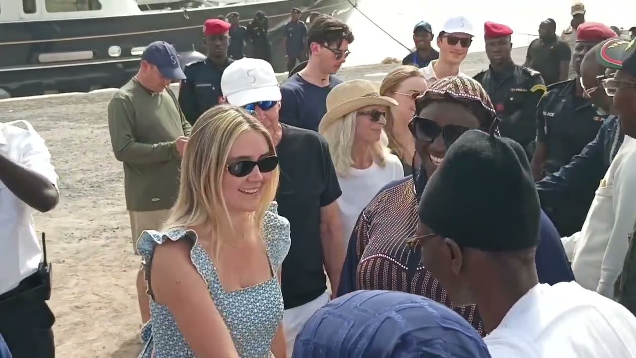 Kaolack Accueille un Navire de Croisière : Une Escale d’un Milliardaire Américain au port de kaolack