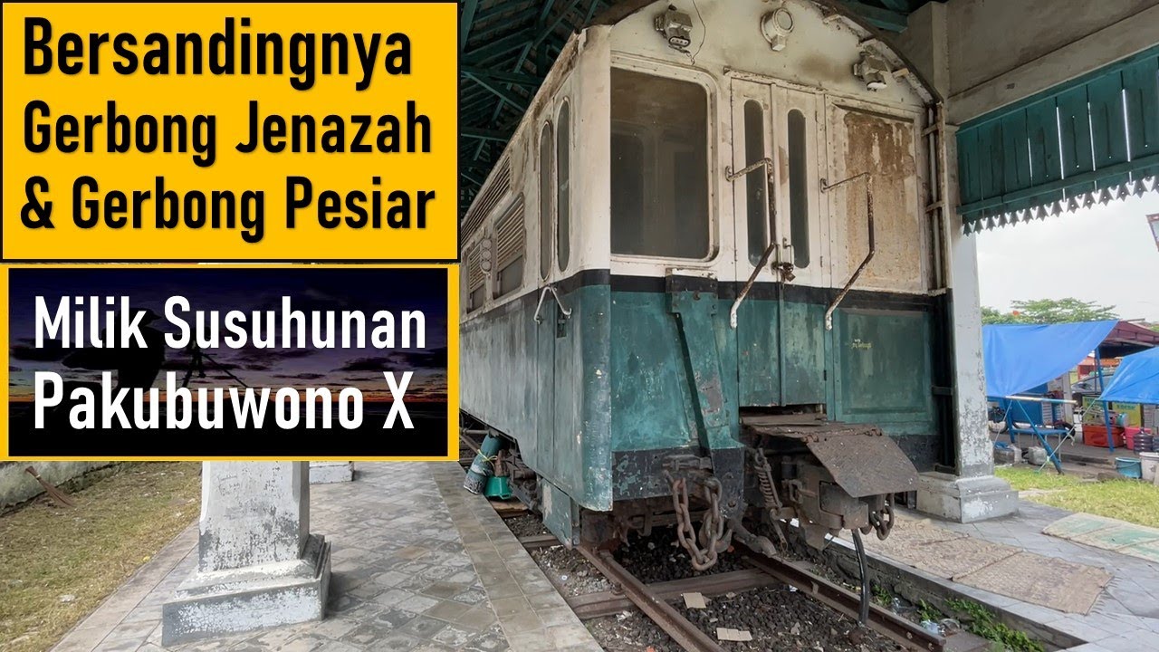 Bersandingnya Gerbong Jenazah dan Gerbong Pesiar Pakubuwono X