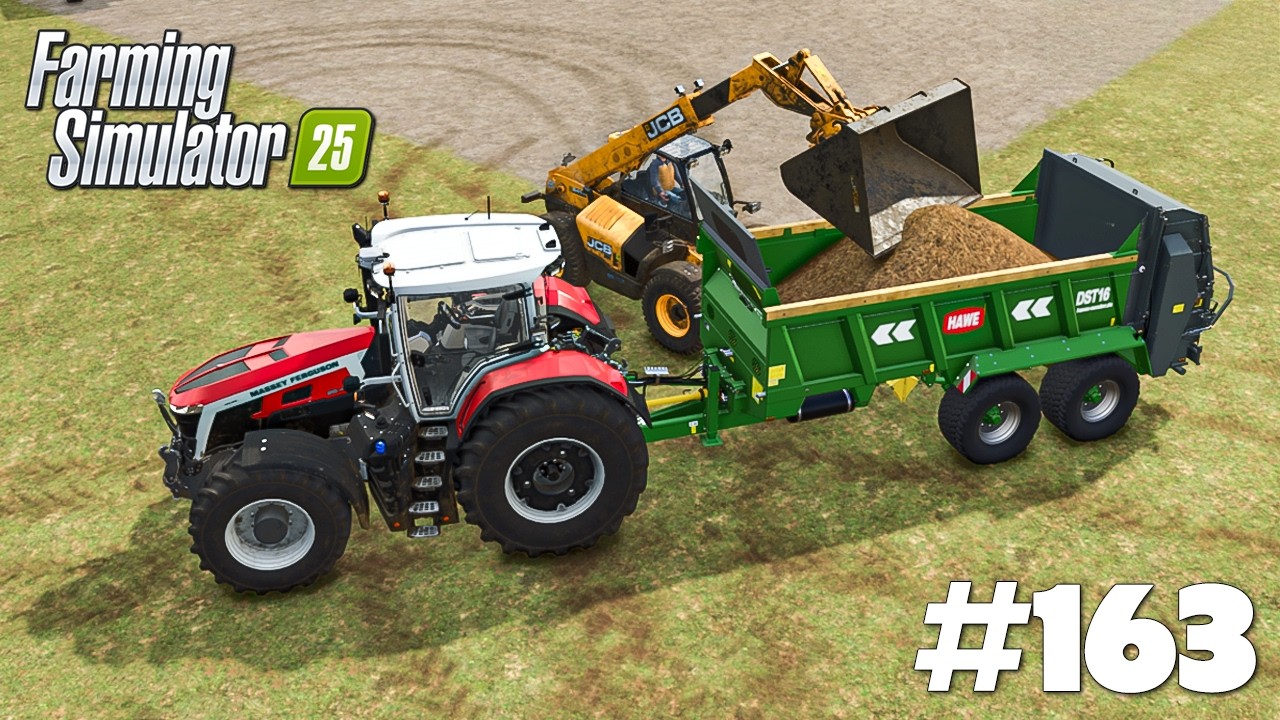 Załadunek i rozrzucanie obornika - Farming Simulator 25 | 